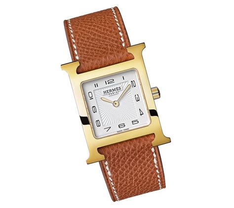 gold hermes watch|hermes unisex 21010.